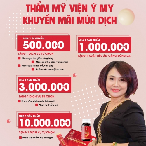 Thẩm Mỹ Viện Ý My khuyến mãi 