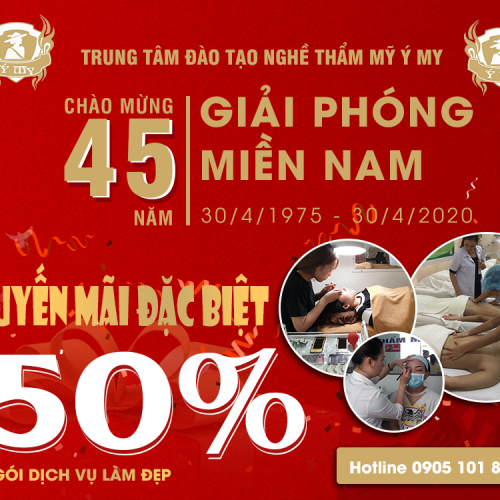 Giảm 50% Các Dịch Vụ Làm Đẹp