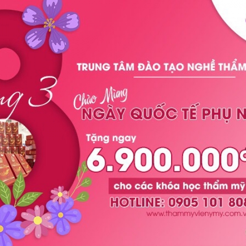 Chào mừng ngày quốc tế phụ nữ 8/3